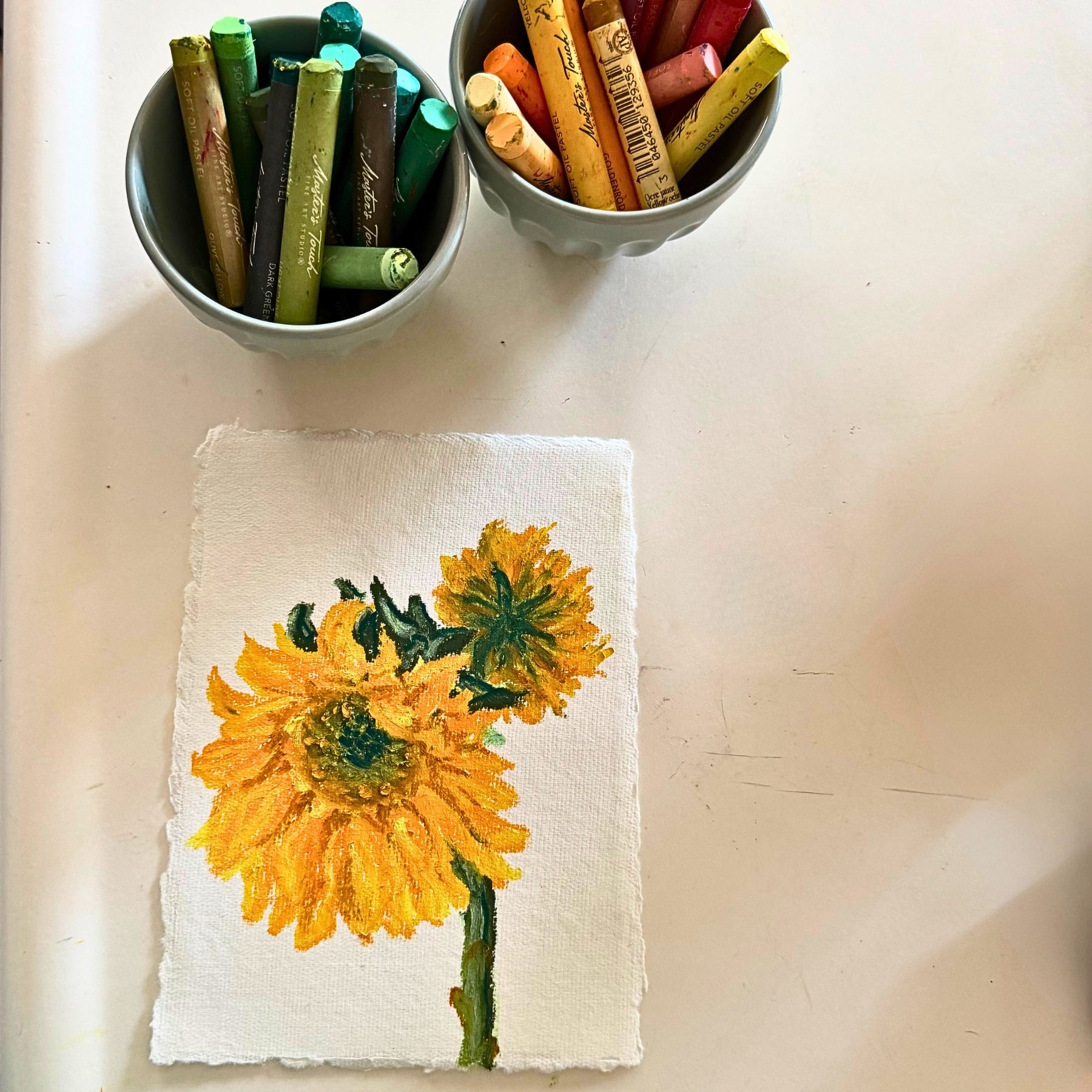 "Sunflower" | Original Framed Painting